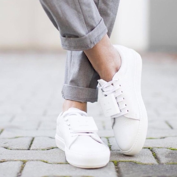 acne studios white sneakers